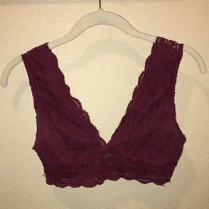 Maroon Bralette/Crop Top